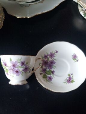 Royal Vale Teacup And Saucer England